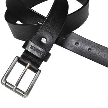 Heren Riem Zwart Buffelleer