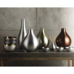 Luxe Vaas Glas Bombay-IVV Platinum 55cm | Kadeloo