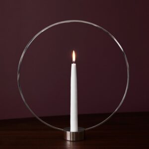 Luxe Kandelaar Rond Zilver 'Gloria' Klong Klein