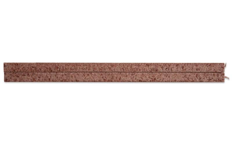 Vierkante Kaarsen Kastanje 2 Stuks Amabiente