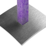 Vierkante Kaarsen Violet 2 Stuks Amabiente | Kadeloo