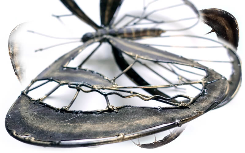Vlinder metalen 3D Tuindecoratie