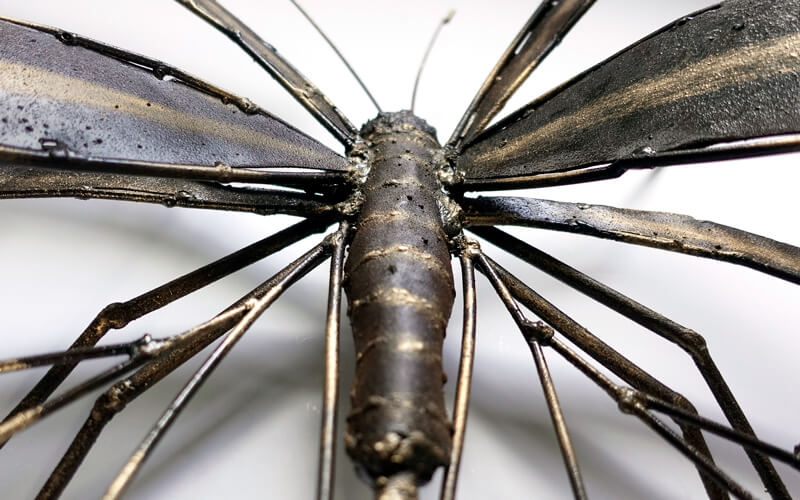 Vlinder metalen 3D Tuindecoratie