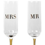 Champagneglazen MRS-MR 24kr. Goud Christina-Re | Kadeloo