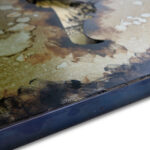 Metalen Schilderij 3D Kaart-van-de-Wereld Gave Specials | Kadeloo