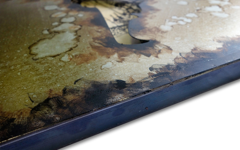 Metalen Schilderij 3D Kaart-van-de-Wereld Gave Specials