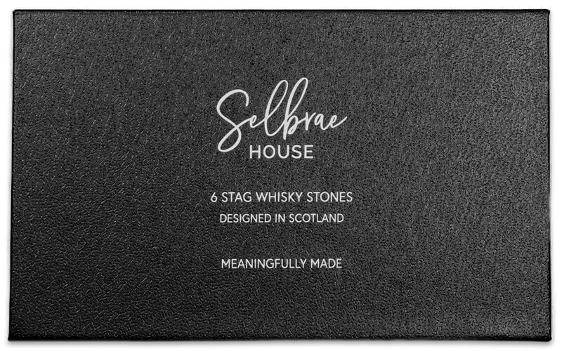 Whisky Stones Edelhert Set 6-Delig Selbrae House