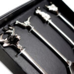 Theelepels met Landdieren 4-delig Selbrea House | Kadeloo
