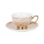 Kop & Schotel Georgia Lace Pearl 24kr Goud Christina Re | Kadeloo