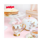 Theepot Chrysalis 4 Kops 24kr. Goud Christina Re | Kadeloo